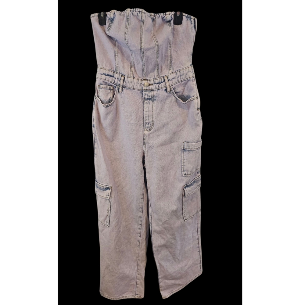 Wild Fable Size S Denim Jumpsuit Romper